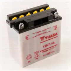 YUASA - Yuasa 12N7-4A 7Ah Batería de moto - Larga duración - Tecnologia Convencional
