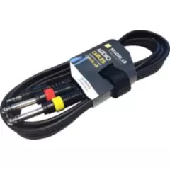STAGELAB - Cable Audio Miniplug A 2 Plug Mono 2 Metros Stagelab