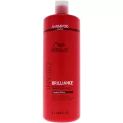 WELLA - Shampoo para Cabello Grueso Invigo Brilliance 1L Wella