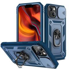 GKK - Para: iPhone 14 - Carcasa Resistente Protección Cámara Aro Imán