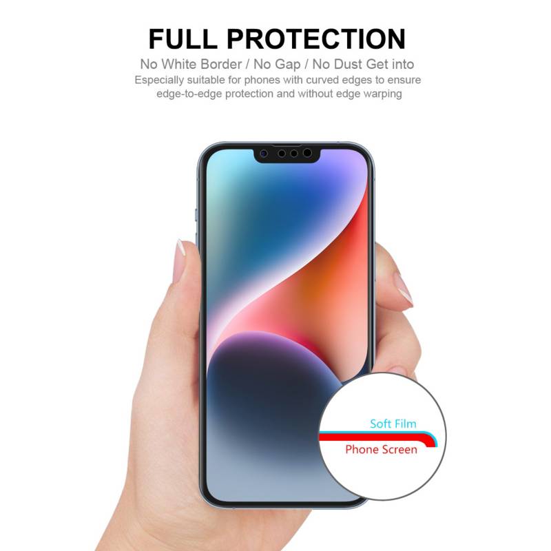 GKK Para: iPhone 14 Pro - 2 Láminas Hidrogel Protector Pantalla