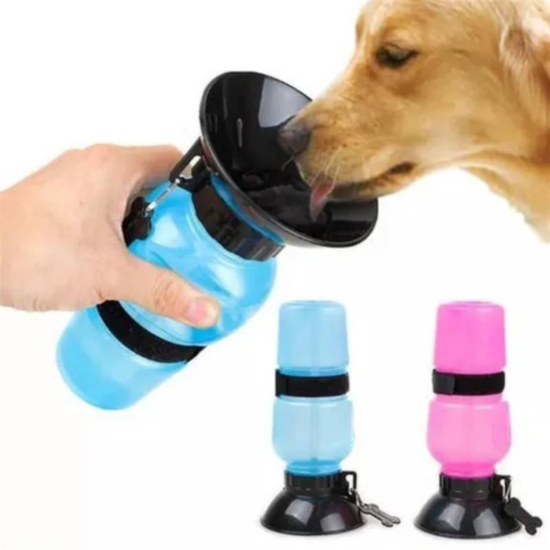 Botella y Bebedero portatil de agua y bolsas para perros