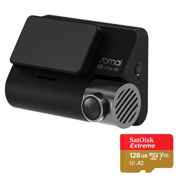 70MAI - Cámara para auto cámara 70mai A800S 4k Dash Cam 2160P + Micro SD 128GB