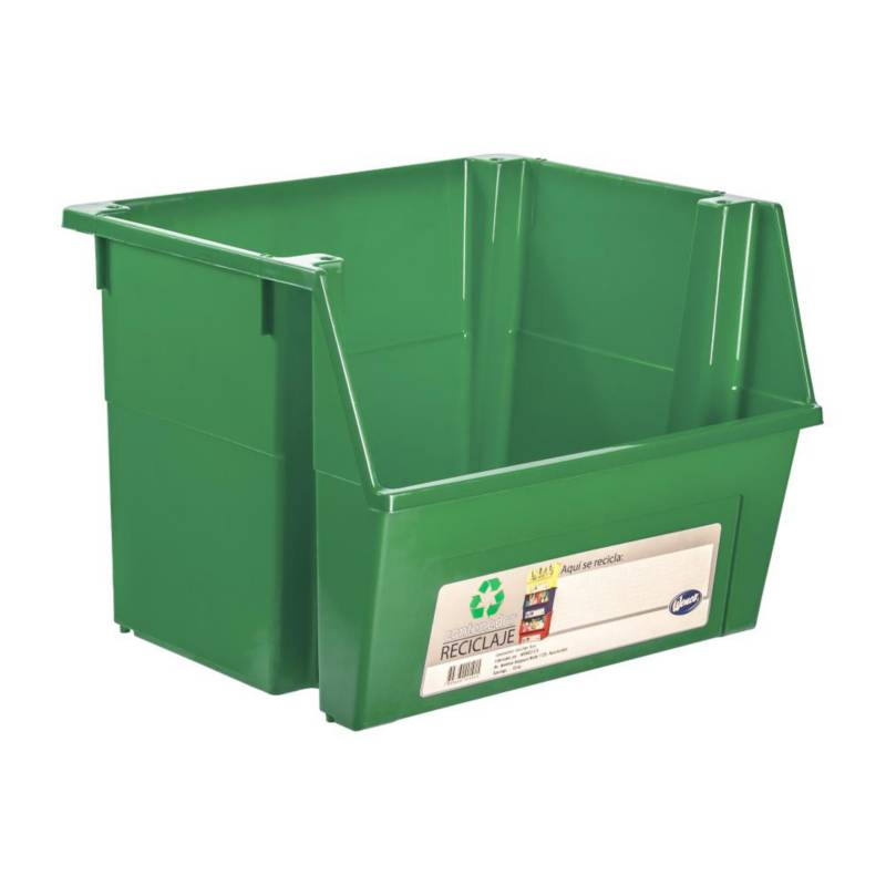 WENCO - Wenco Contenedor Reciclaje 35 Litros Verde