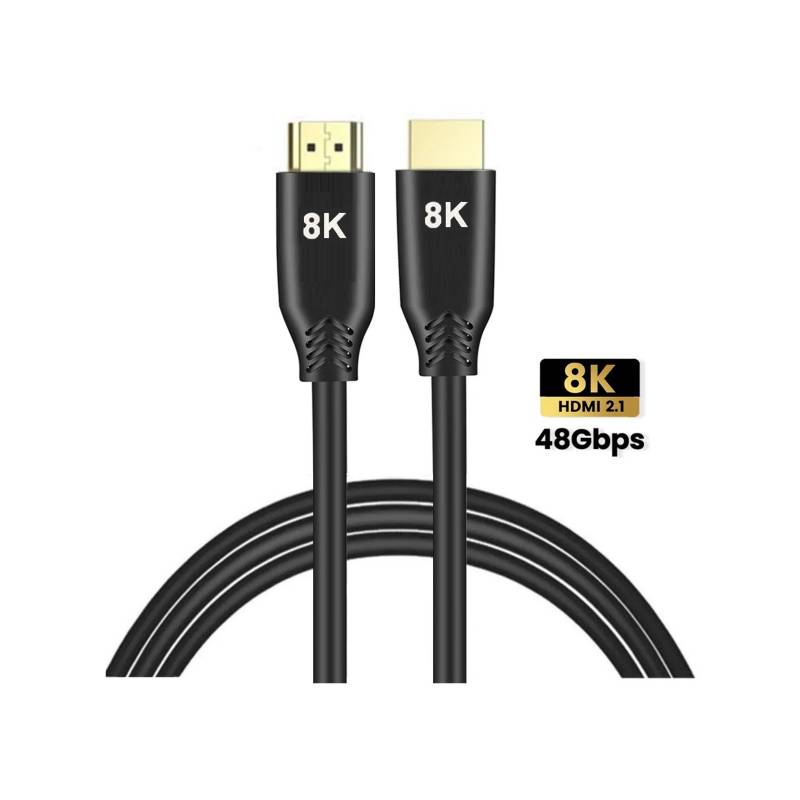 GENERICO - Cable Hdtv 2.1 Hdmi Cable Hdtv 8k Ultra Hd 60hz 1,5mts 7680p