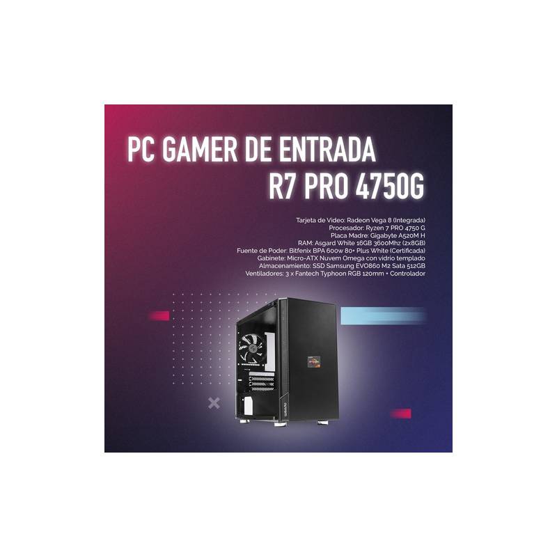 ASIA IMPORT - Pc Gamer De Entrada Gráficos Integrados 16 GB Ram 512 GB SSD