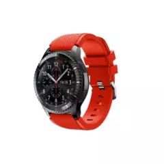 GENERICO - Correa Repuesto 22 Mm Smartwatch Samsung Huawei Gt2 - Rojo