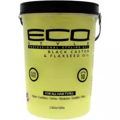 ECOCO - Eco style gel-aceite de linaza de ricino negro 236 ml - Ecoco