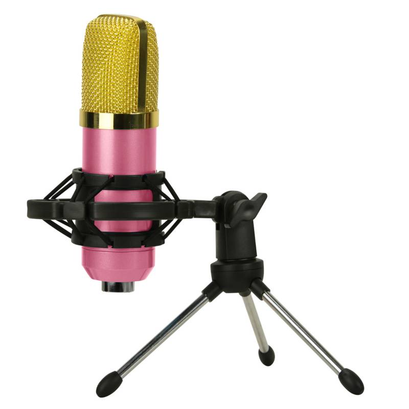 3DFX Kit Microfono Gamer Condensador Streaming B2 3DFX Rosado