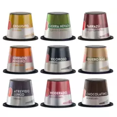 CAFE CARIBE - Mix Full - 90 cápsulas de café Nespresso Compatibles