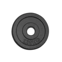 JKS - Disco acero 1.25kg negro