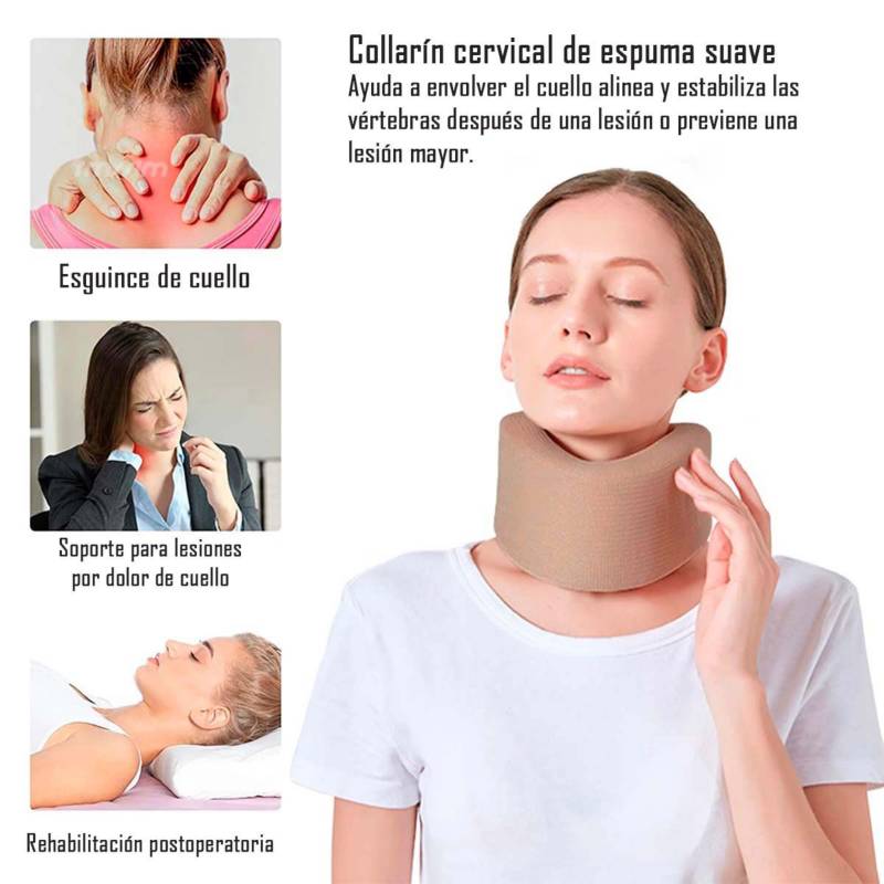 Collarin Cervical Ortopédico Blando Talla S