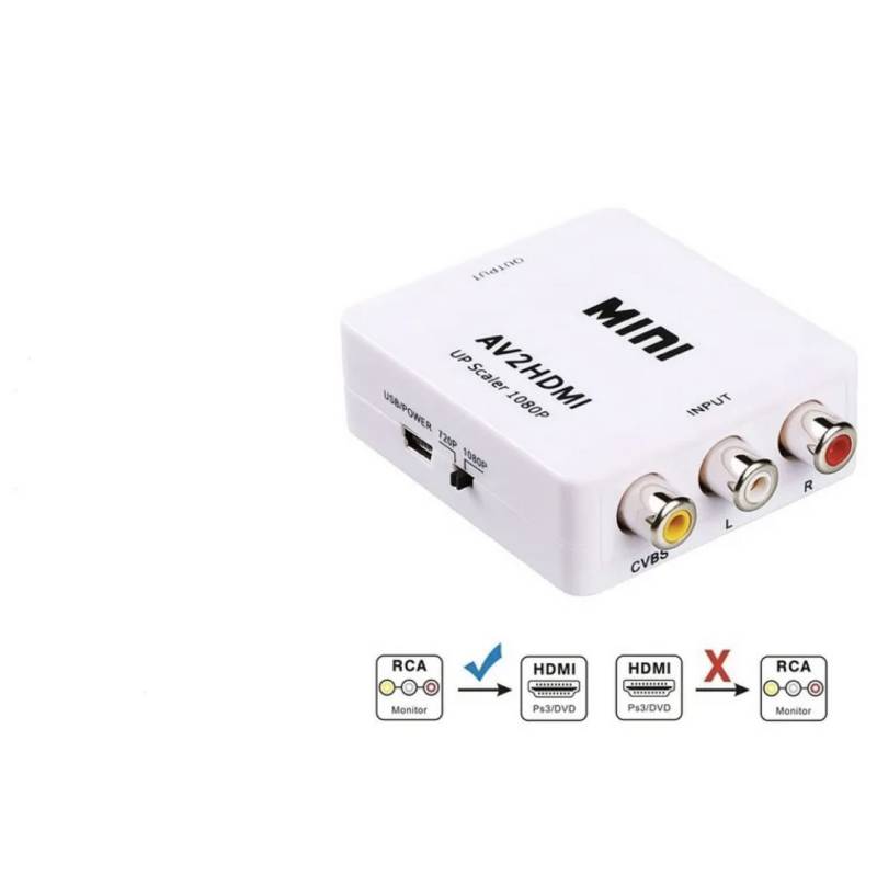 Adaptador Wii a HDMI con Audio Jack - Salida Chile
