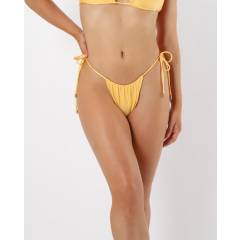 BORABORA - Bikini Bottom Amarillo Satinado Mujer