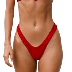BORABORA - Bikini Bottom Rojo Mujer