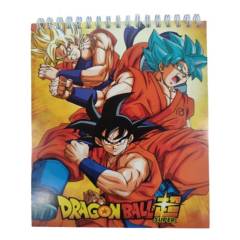 GRAFIMAX - Croquera Dragon Ball Goku Cuaderno 60 Hojas Blanca Grafimax