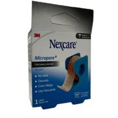 NEXCARE - Tela Adhesiva Papel Nexcare Con Dispensador 25mmx9m