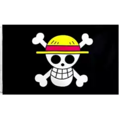 GENERICO - Bandera Pirata De Luffy One Pieces 150 Cm X 90 Cm