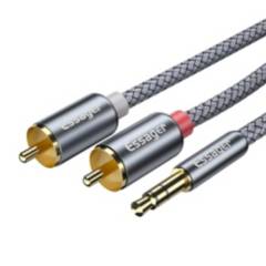ESSAGER - Cable Audio Trrs Plug 3.5 Mm A Rca De 1 Metro