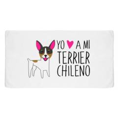 PETFY - Toalla Deportiva de mano - Microfibra - Terrier Chileno.