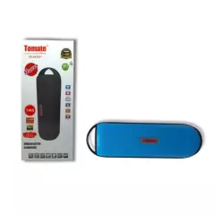TOMATE - Parlante Circular Bluetooth Azul Modelo To-007bt