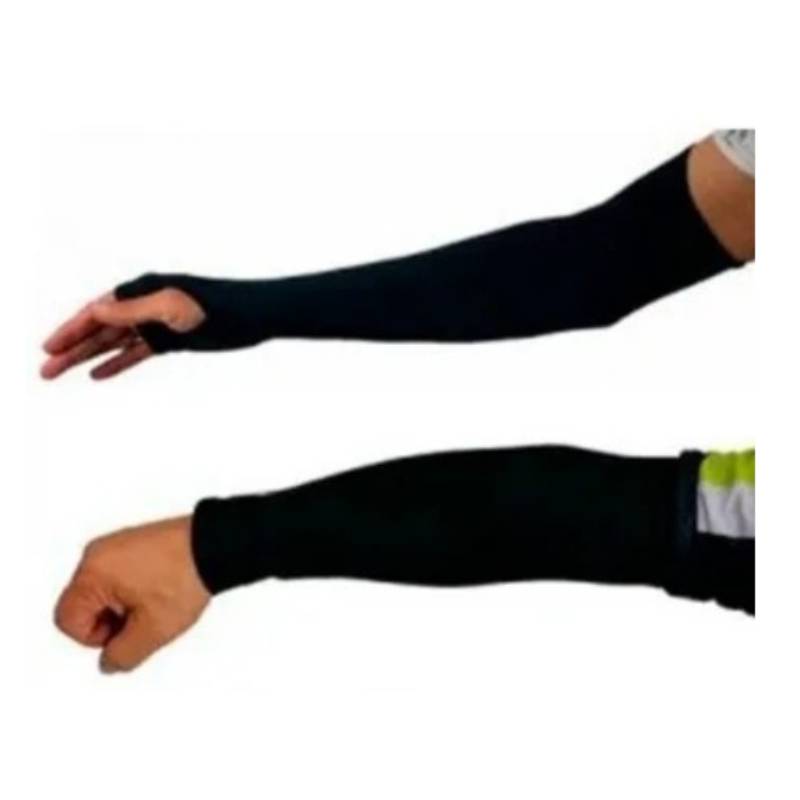 GENERICO mangas deportivas para brazos con protección UV negro