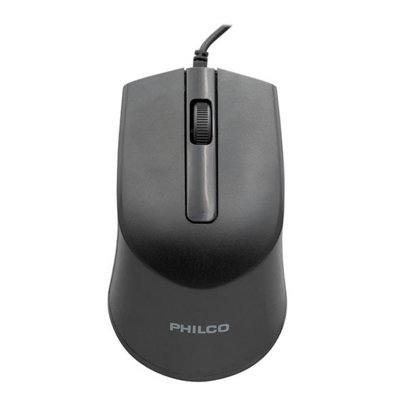 PHILCO - Mouse Alambrico Philco Spk7104 Negro - MALIK