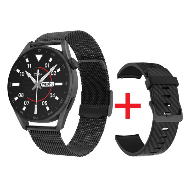 GENERICO - Smartwatch Reloj Inteligente Bluetooth 390x390 IP68 llamada DT3 PRO BK