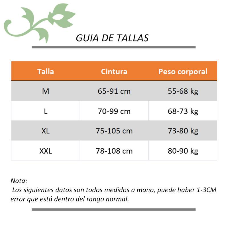 Guia tallas 2025 gap hombre