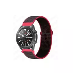 GENERICO - Correa 20 Mm Smartwatch Samsung /huawei Nylon Plomo Neon
