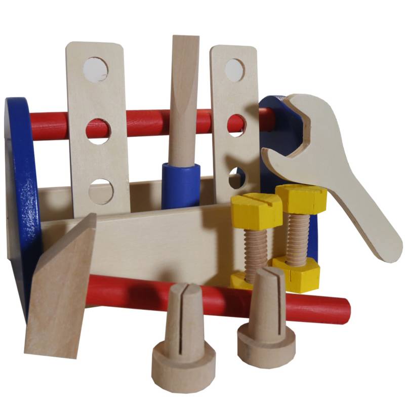 GENERICO - Set juguete madera Herramientas Carpintería Niños didáctico