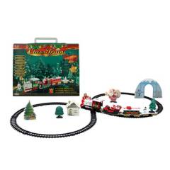 GENERICO - Coche de juguete rojo navideño con luces y sonidos