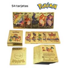 POKEMON - Juego de Tarjetas Pokémon Doradas - 54 unidades