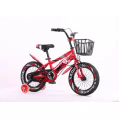 UDEAS - Bicicleta Estilo BMX Aro 12 Rojo