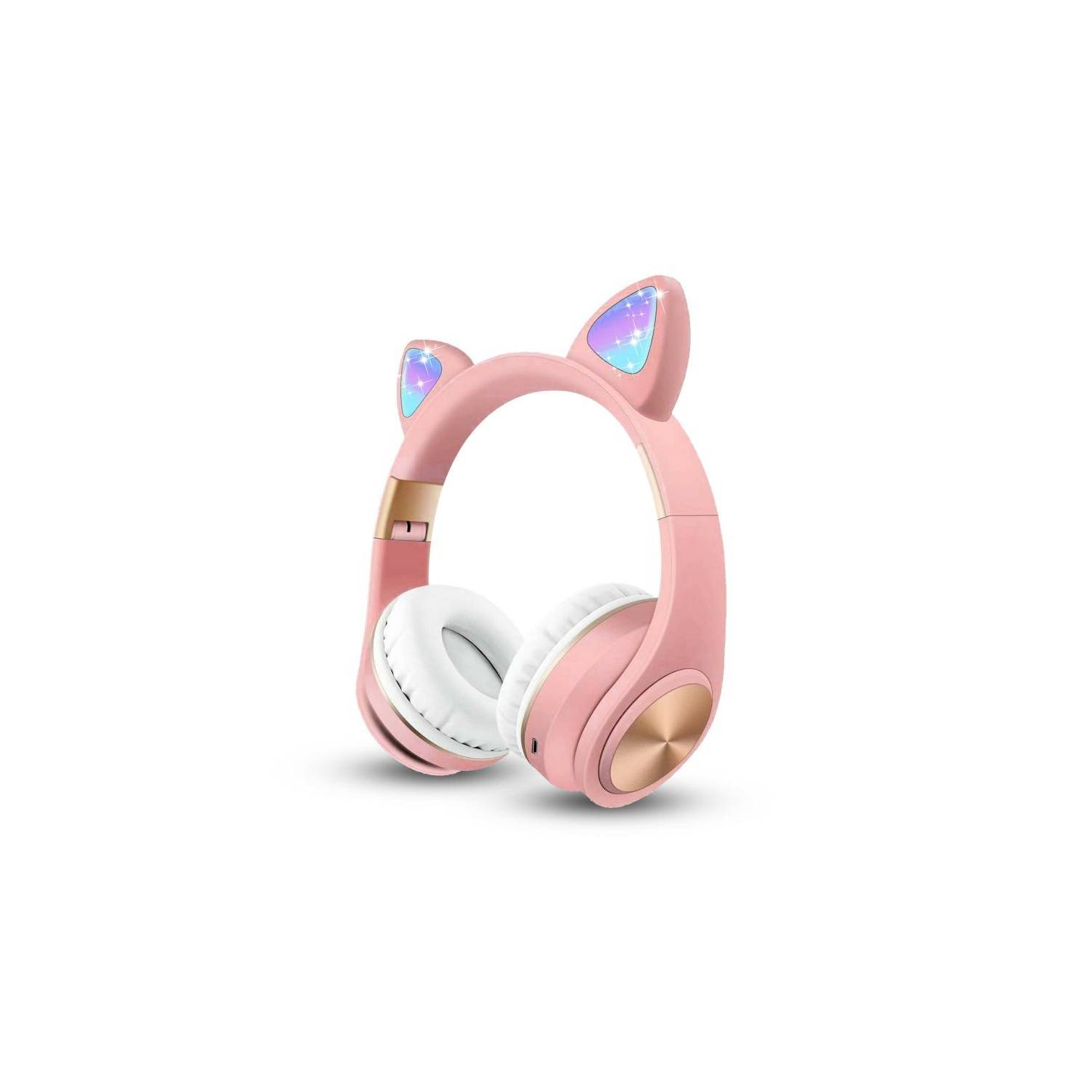 GENERICO Aud fonos de Gata Inal mbricos Bluetooth 5.0 Cat Pink