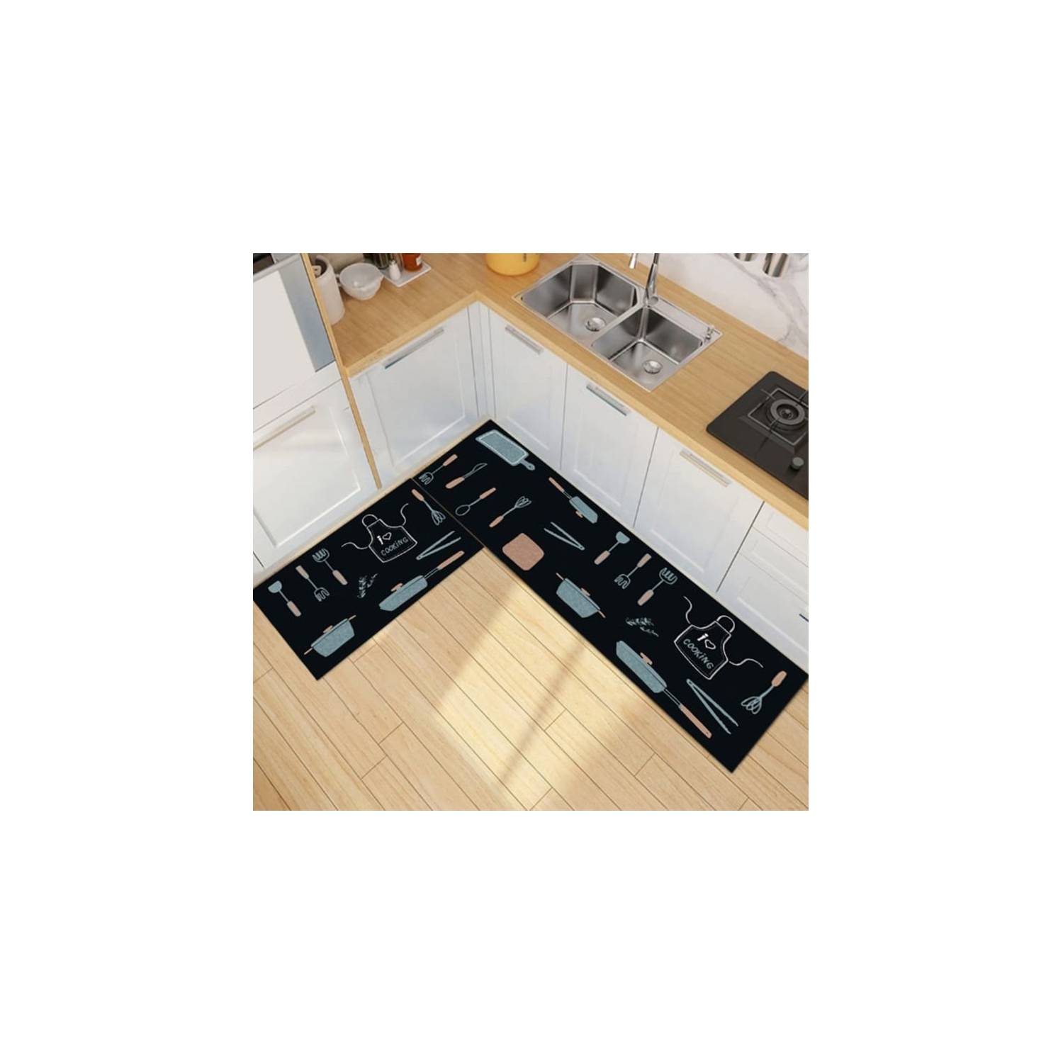 Ripley - PACK DE 02 ALFOMBRA PARA COCINA CON ANTIDESLIZANTES-27