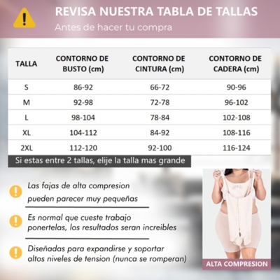 Faja Colombiana completa Levanta cola hasta la rodilla