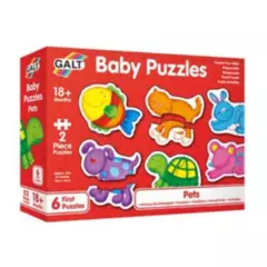 GALT - Set Puzzles 2 Piezas Mascotas - Rompecabezas
