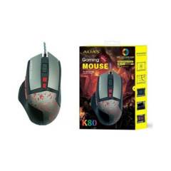 MUSASHI - Mouse Gamer Aoas K80 Usb 1600 3200 Dpi Rgb