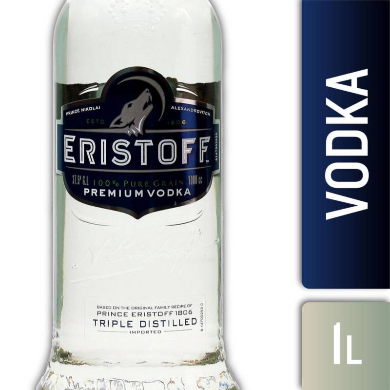 ERISTOFF - Vodka Eristoff 1000cc 1 Unidad ERISTOFF