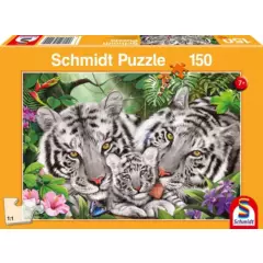 SCHMIDT - Puzzle Familia de Tigres 150 Piezas - Rompecabezas