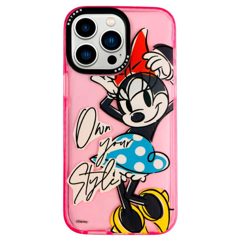 JOICO - Carcasa Para iPhone 14 Plus Diseño Disney Minnie Rosa