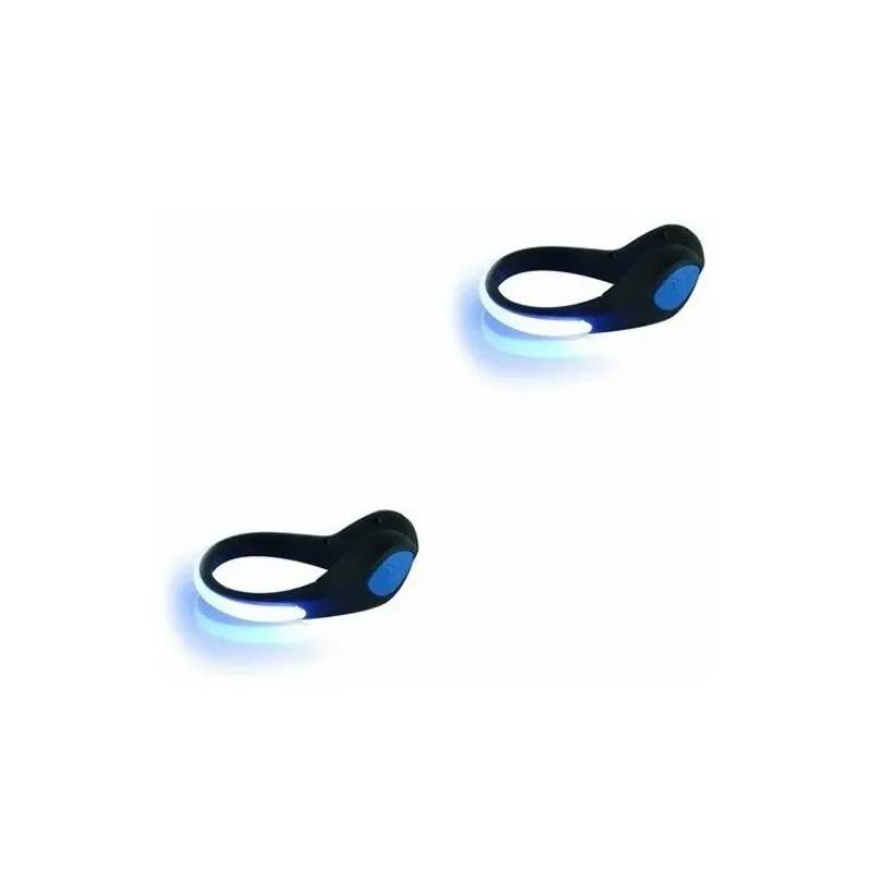 GENERICO - Clip De Luz De Seguridad Para Zapato Deportivo 2Uds led Azul
