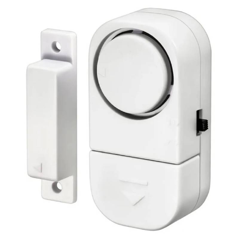Alarma de Sensor de puerta inalámbrico, alarma magnética para