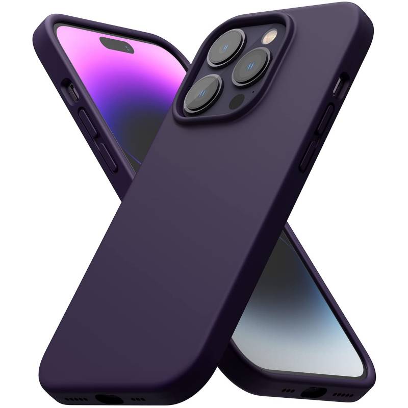 GENERICO - Carcasa Ringke De Silicona Para iPhone 14 Pro Max - Purpura
