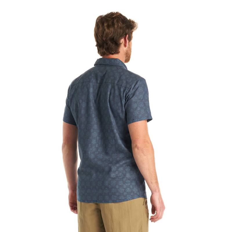 LIPPI Camisas Hombre One Way Short Sleeve Shirt Print Terracota Lippi