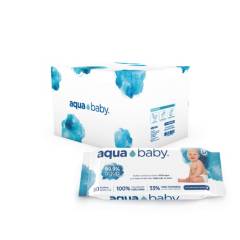 AQUA BABY - Caja 12 Toallitas Húmedas Aqua Baby 60 Unidades