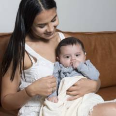 AMAMANTAS - Manta de Hilo Fino Suave Para Bebés Multifuncional Crudo Amamantas