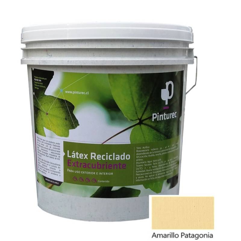PINTUREC - Latex Pinturec Extracubriente Amarillo Patagonia 4G