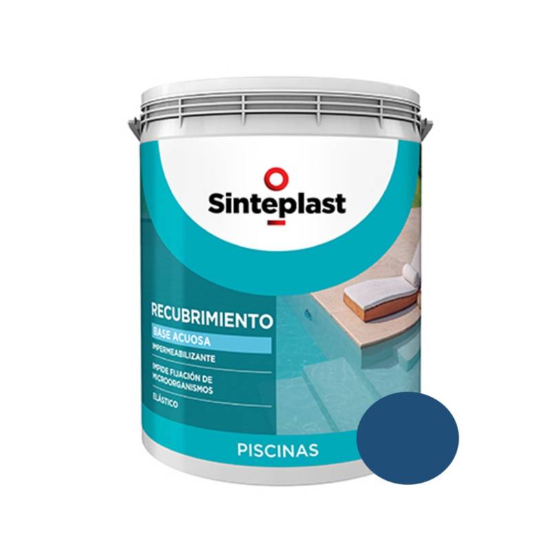 SINTEPLAST - Pintura Piscinas premium Azul Intenso 10 LT